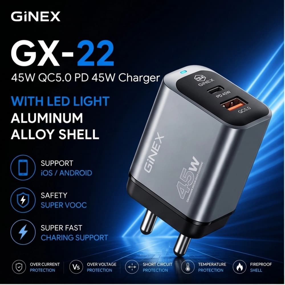 GX-22 45W QC 5.0 PD Charger